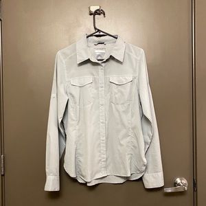 Columbia Omni-Shade Button Up - Gray, Medium